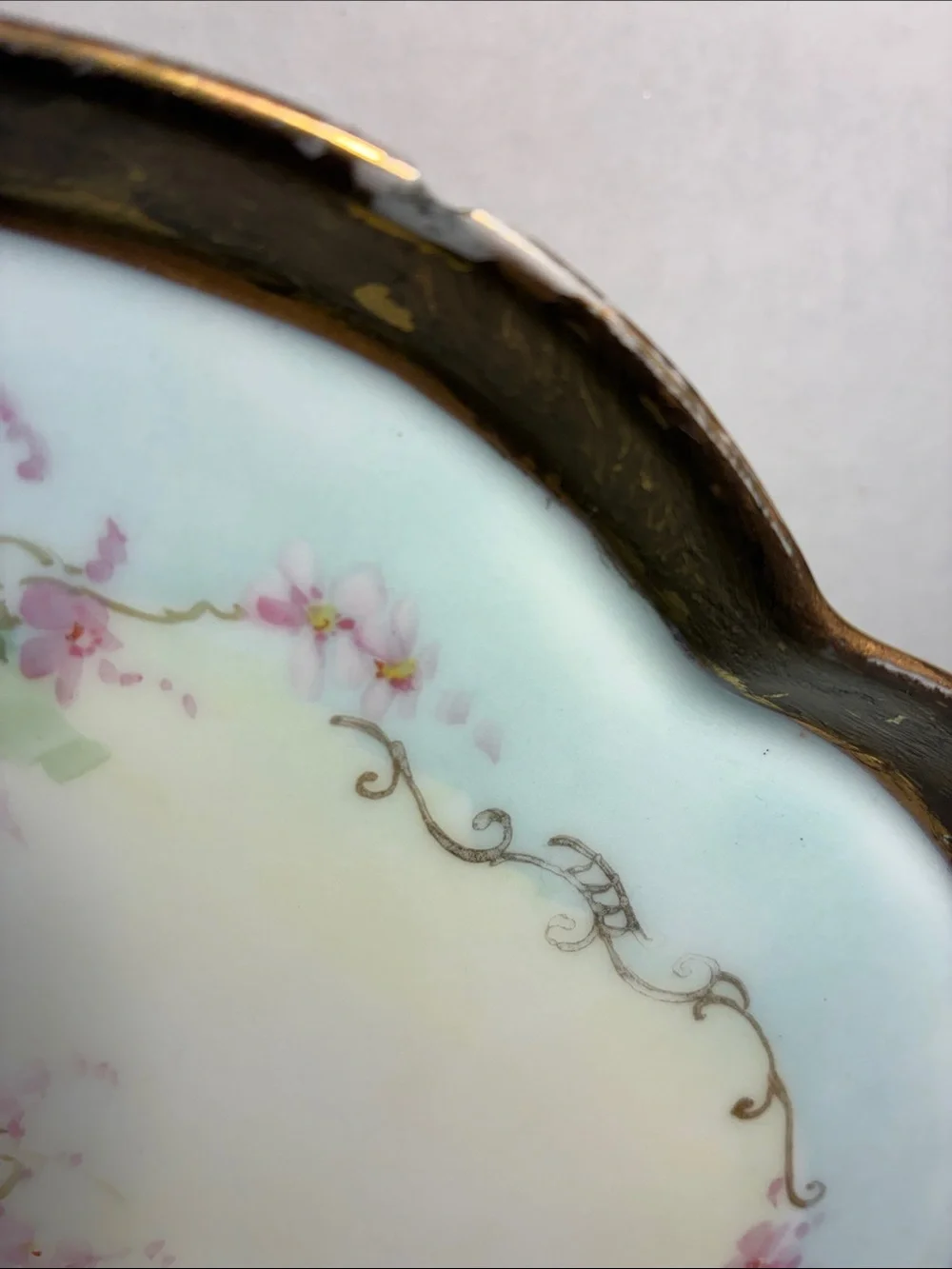 Limoges France oval porcelain